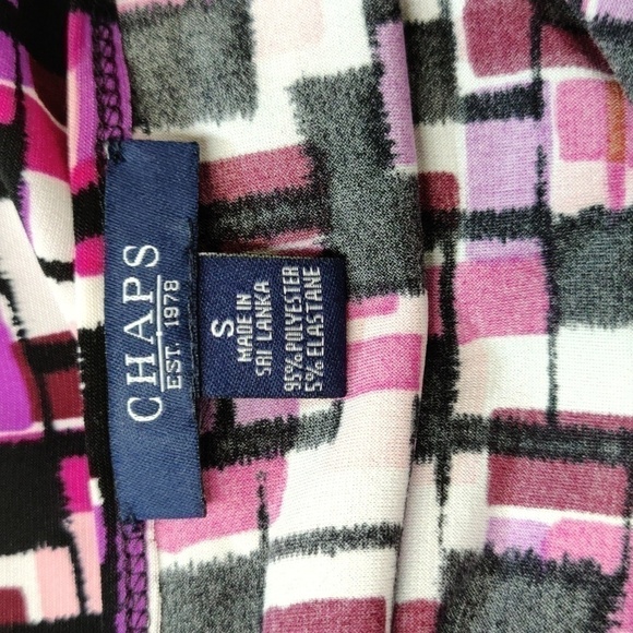 CHAPS Multi-Colored Sleeveless Dress, S - Picture 8 of 9